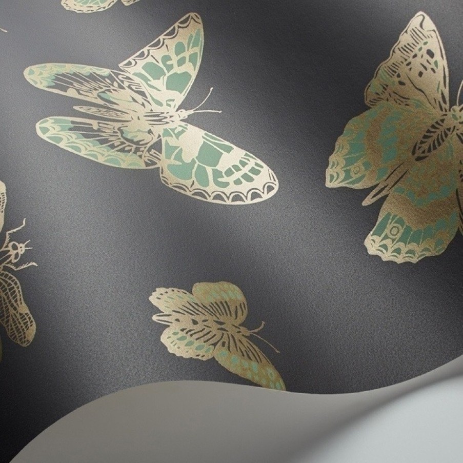 Fantasy Wallpapers Etoffe | Butterflies And Dragonflies Wallpaper - Cole And Son