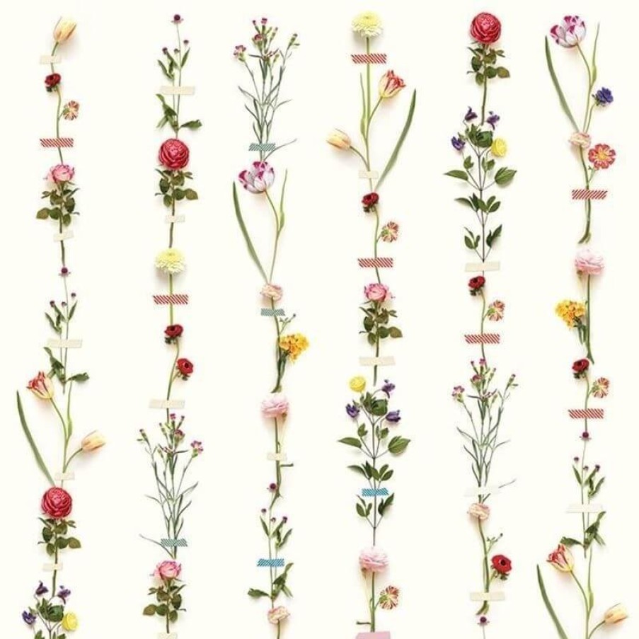 Floral Wallpapers Etoffe | Flower Garland Panel - Pip Studio