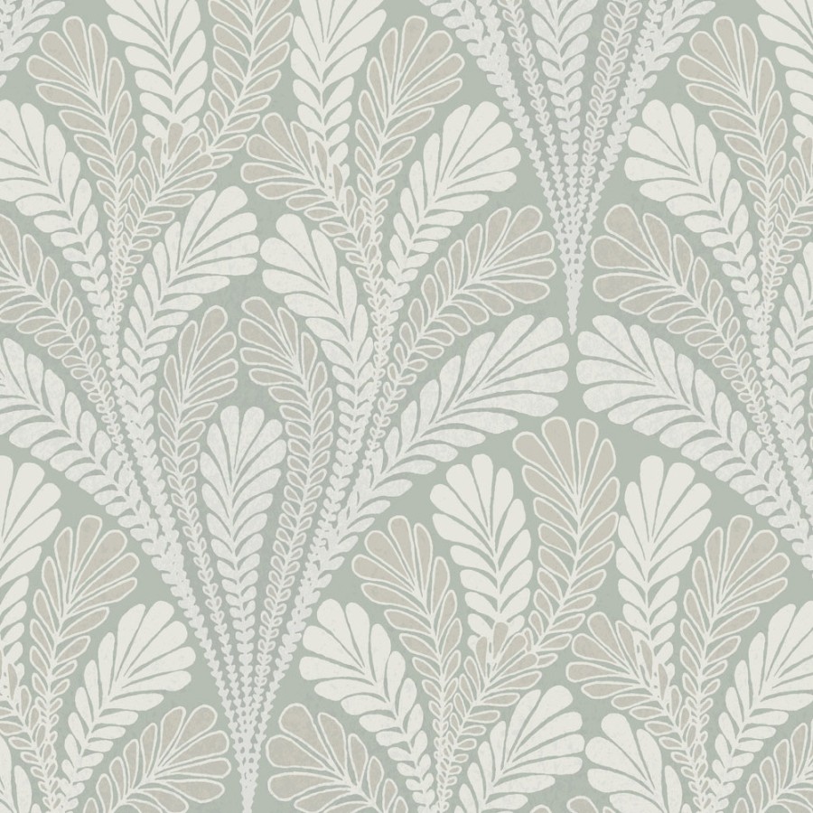 Floral Wallpapers Etoffe | Shell Damask Wallpaper - York Wallcoverings