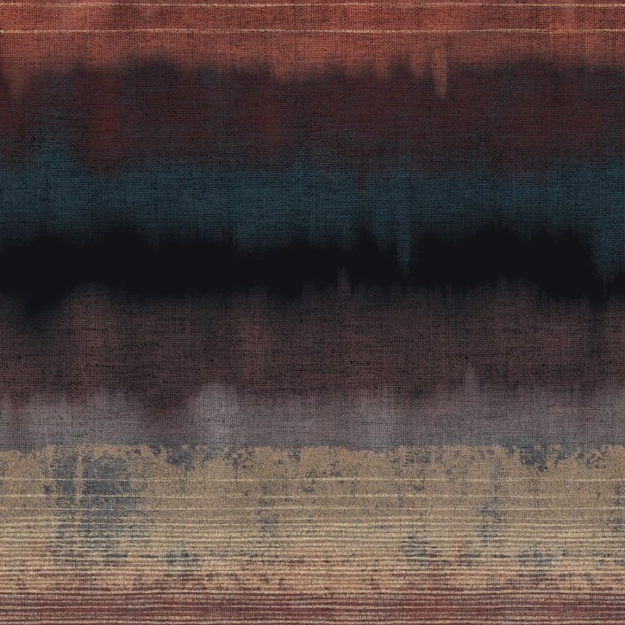 Striped Wallpapers Etoffe | Tie And Dye Watercolor Panel - Eijffinger