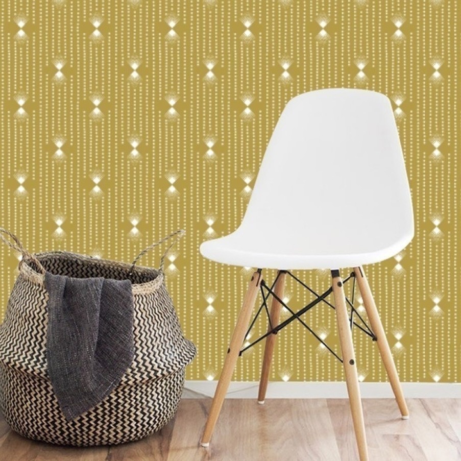 Striped Wallpapers Etoffe | Bee Wallpaper - Maison Martin Morel