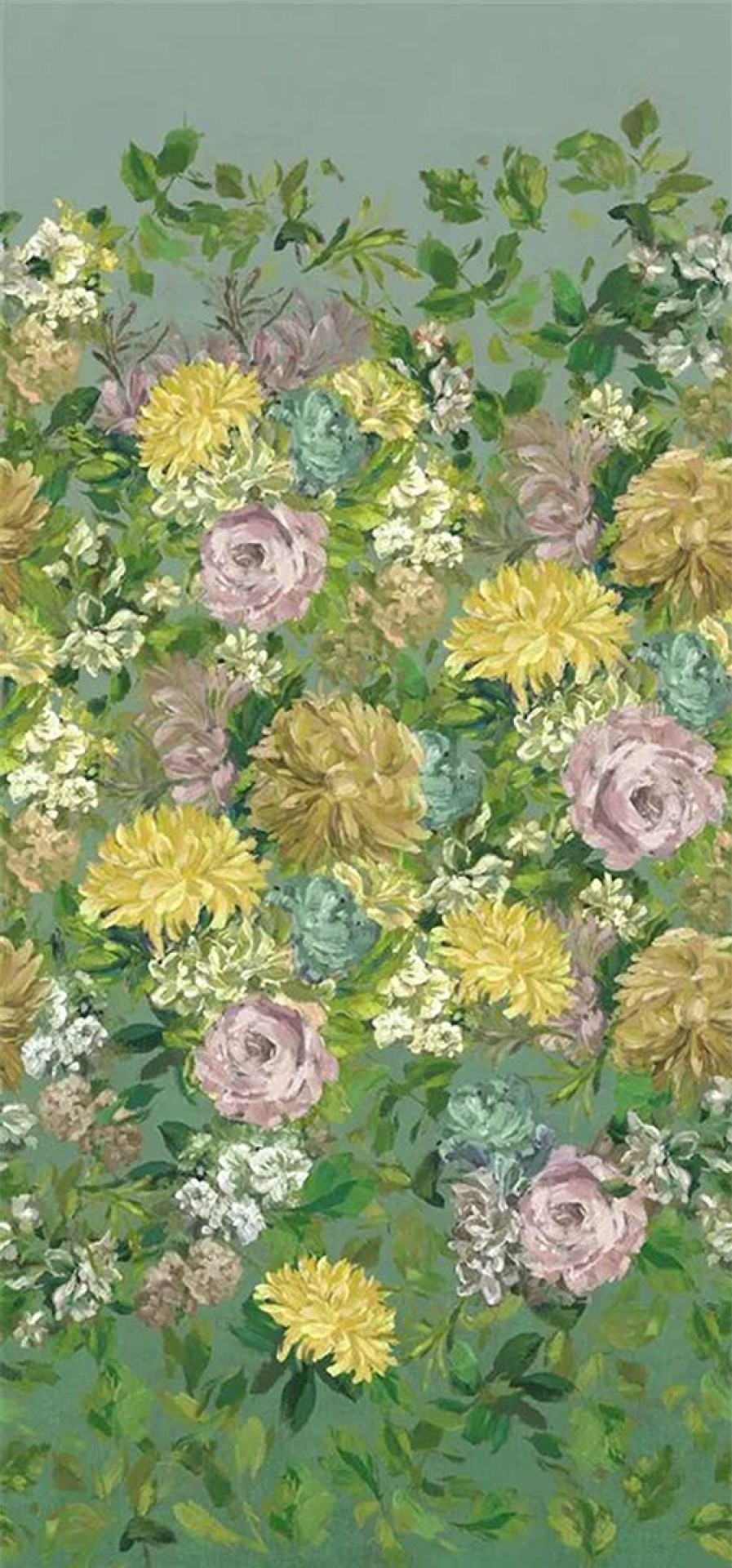 Floral Wallpapers Etoffe | Fleurs D'Artistes Panel - Designers Guild