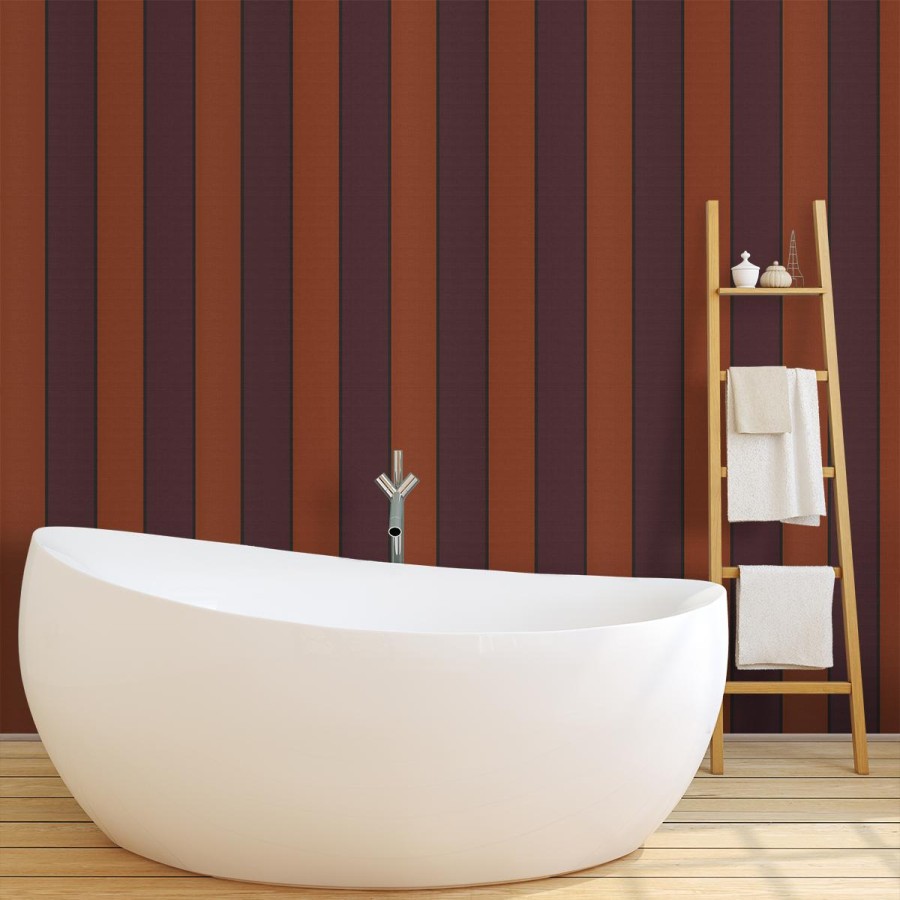 Striped Wallpapers Etoffe | Prelude Wallpaper - Meriguet-Carrere Paris