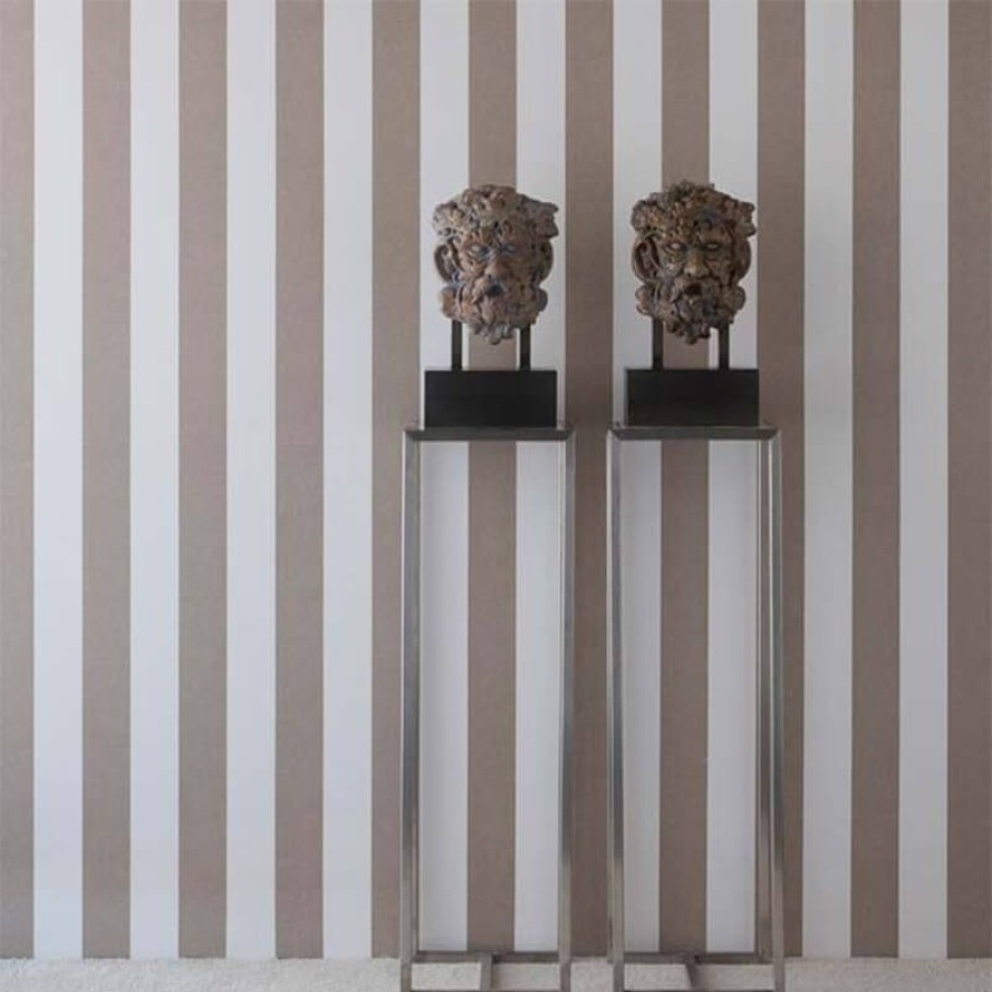 Striped Wallpapers Etoffe | Milan Wallpaper - Gaston Y Daniela