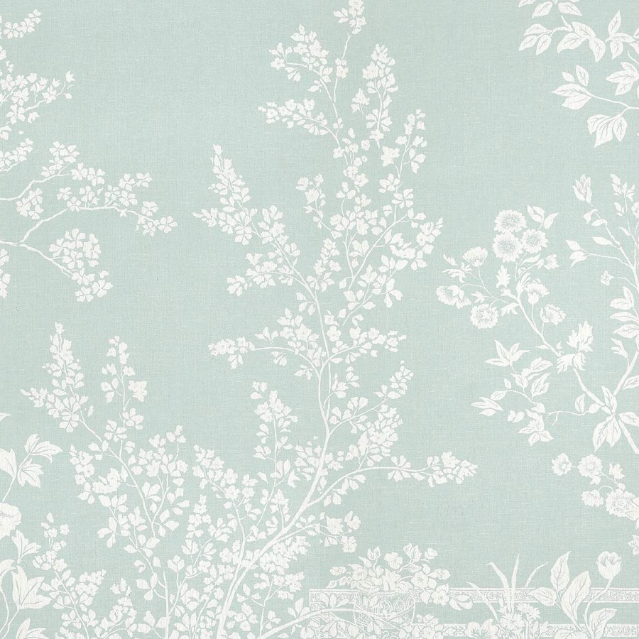 Semi-Plain Wallpapers Etoffe | Villa Garden Mural Grasscloth Panel - Thibaut