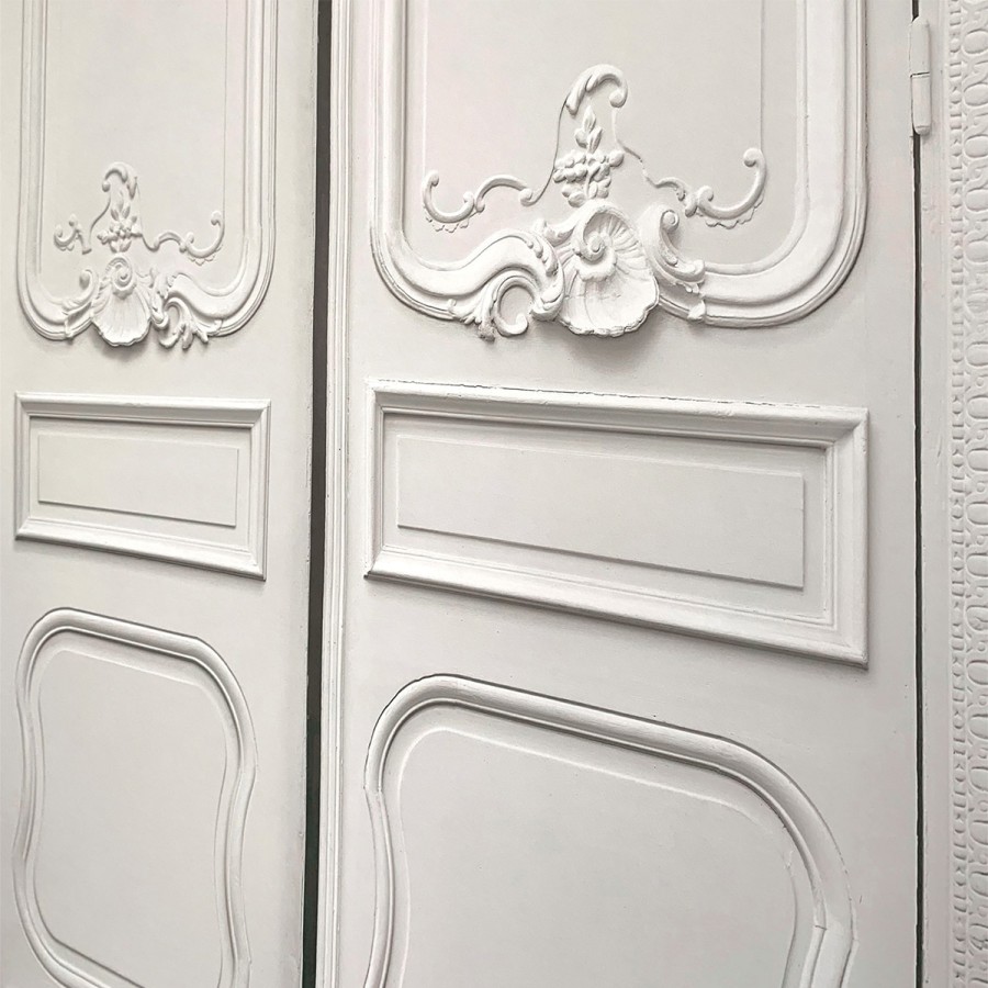 Fantasy Wallpapers Etoffe | Boiserie Haussmannienne Double Porte Serie Ii Panel - Koziel