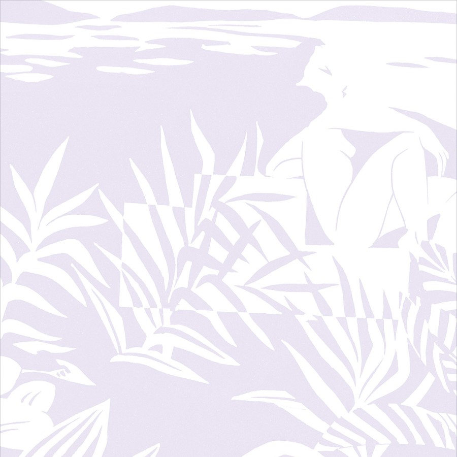 Floral Wallpapers Etoffe | Eternelles Lilas Panel - Isidore Leroy