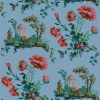 Floral Wallpapers Etoffe | Amour Fidele Wallpaper - Papier Francais