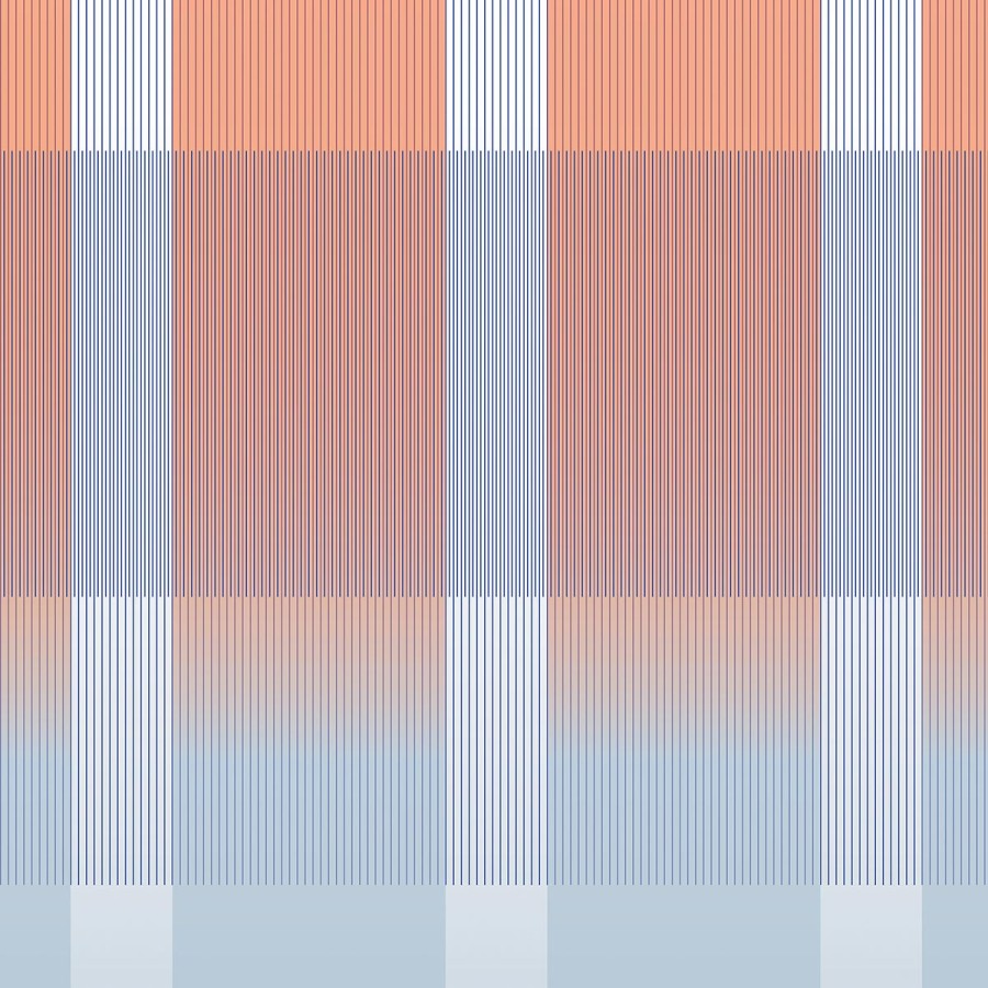 Striped Wallpapers Etoffe | Gradient Lines Panel - Texturae