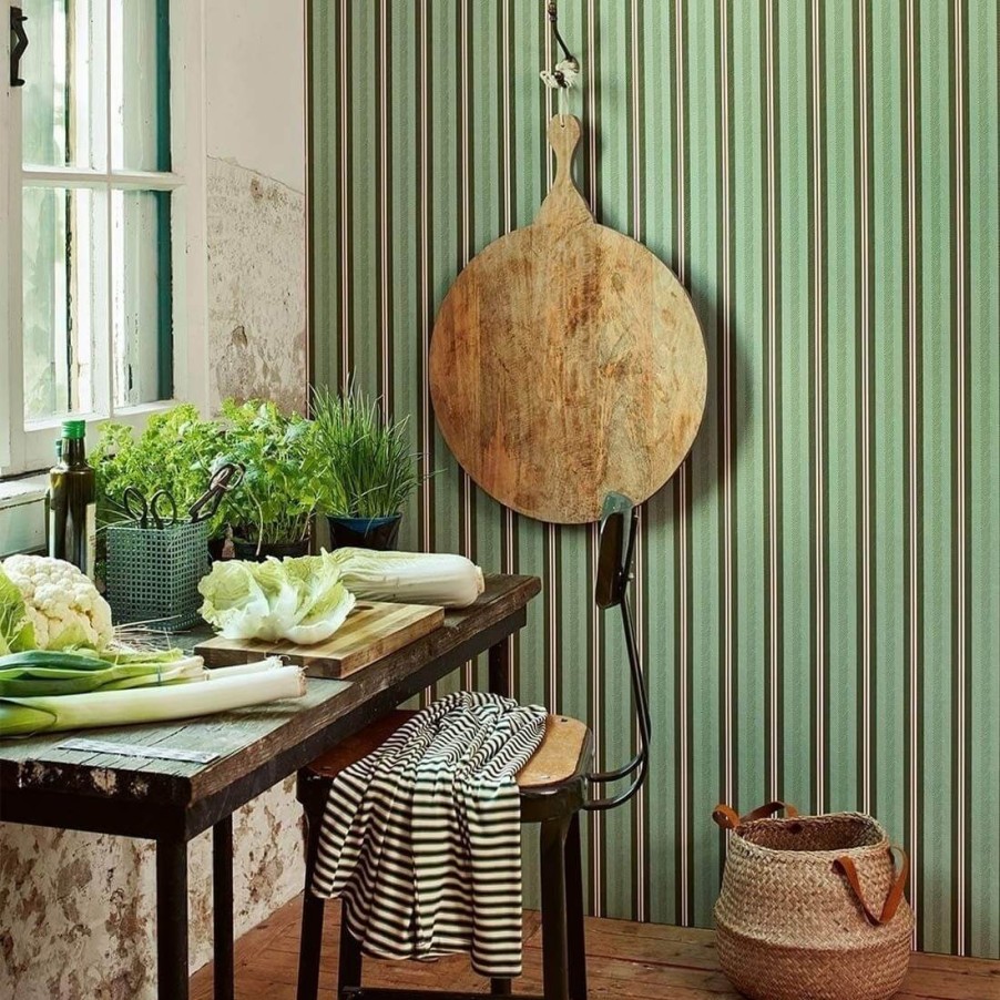 Striped Wallpapers Etoffe | Blurred Lines Wallpaper - Pip Studio