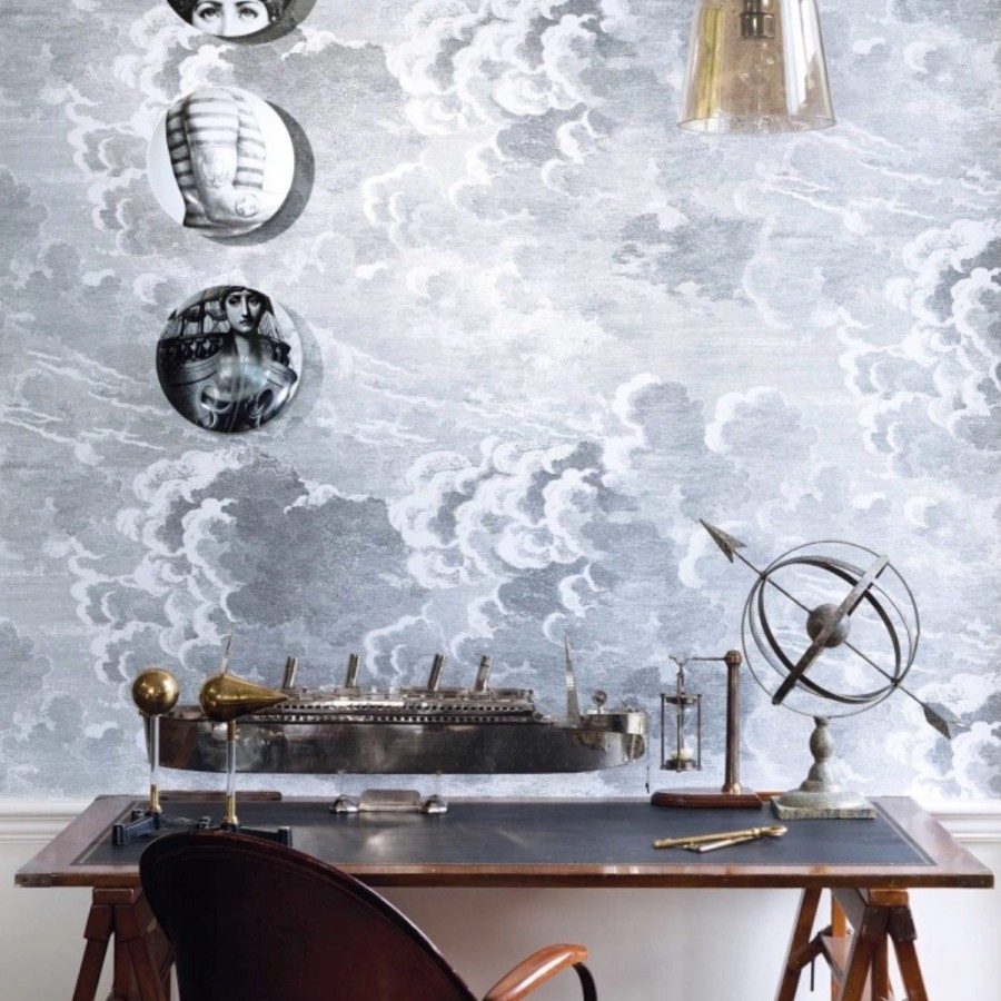 Fantasy Wallpapers Etoffe | Nuvolette Panel - Cole And Son