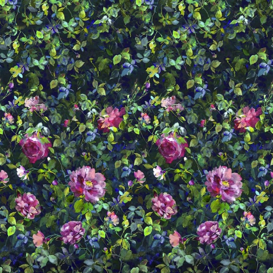 Floral Wallpapers Etoffe | Gertrude Rose Panel - Designers Guild