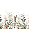 Floral Wallpapers Etoffe | Spring Blooming Panel - Lilipinso