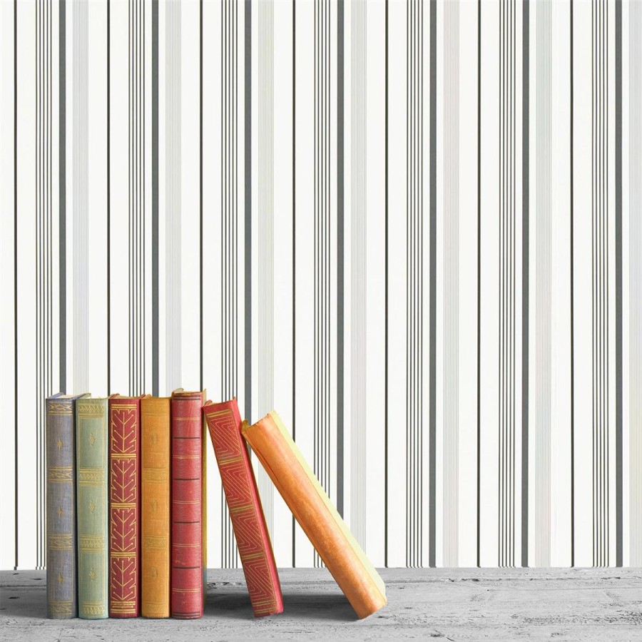 Striped Wallpapers Etoffe | Gable Stripe Wallpaper - Ralph Lauren