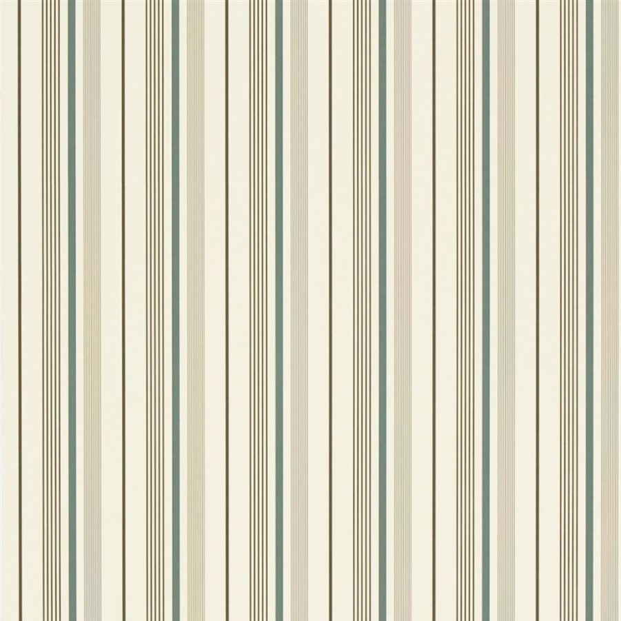 Striped Wallpapers Etoffe | Gable Stripe Wallpaper - Ralph Lauren