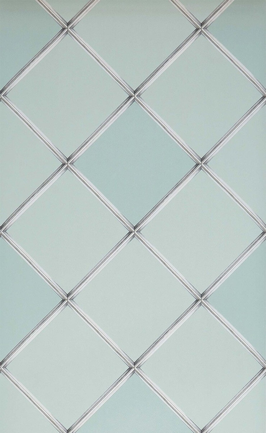 Checked Wallpapers Etoffe | Palm House Trellis Wallpaper - Osborne And Little