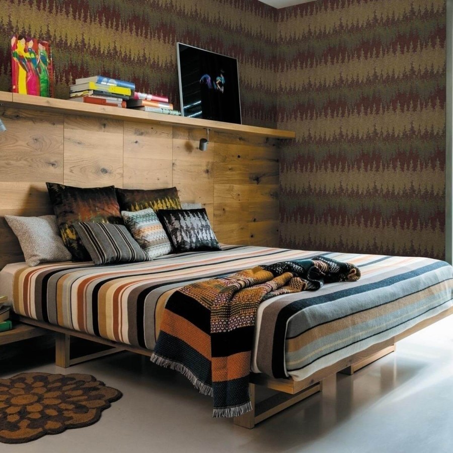 Striped Wallpapers Etoffe | Alps Wallpaper - Missoni Home