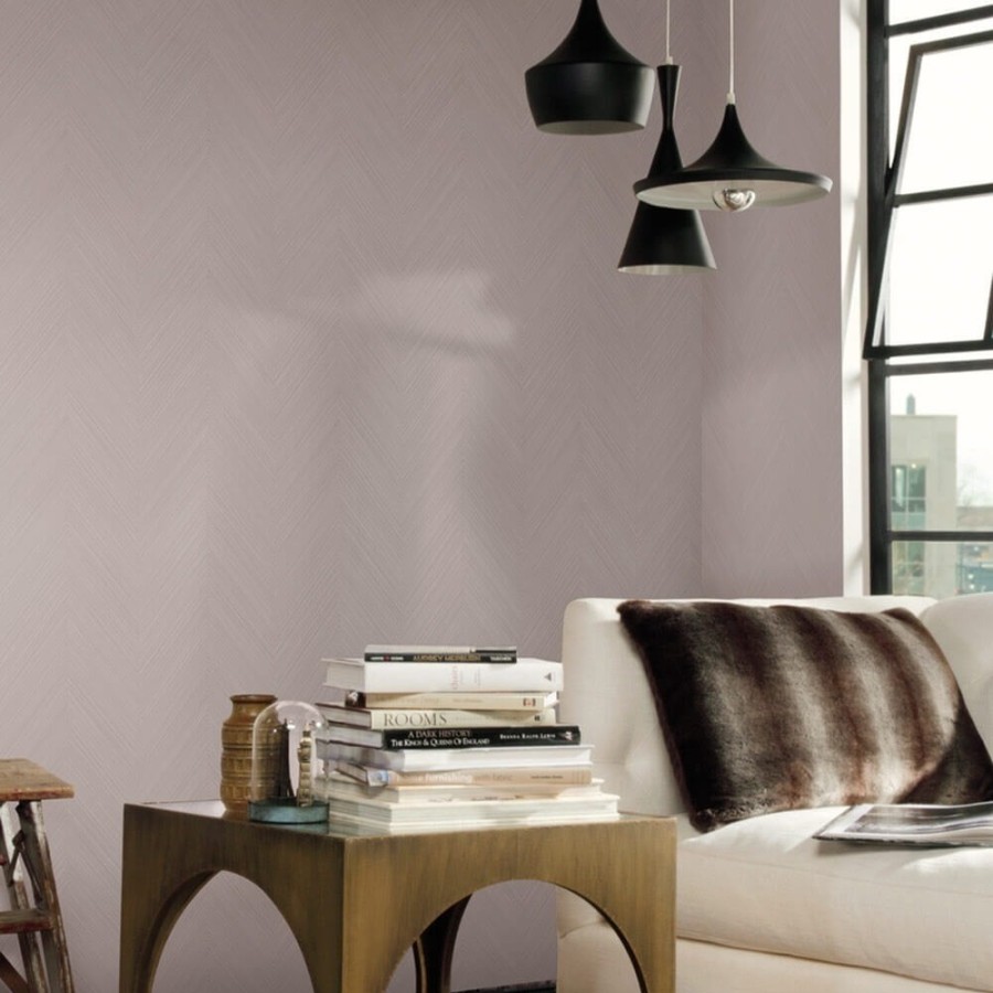 Striped Wallpapers Etoffe | Swept Chevron Wallpaper - York Wallcoverings