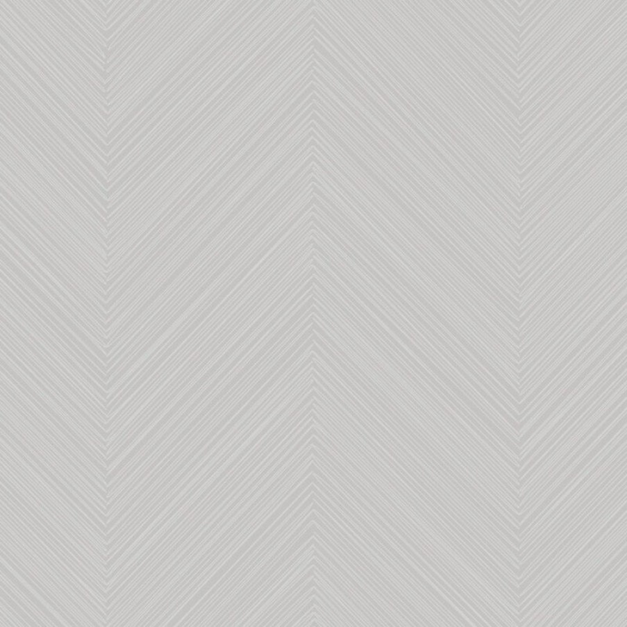 Striped Wallpapers Etoffe | Swept Chevron Wallpaper - York Wallcoverings