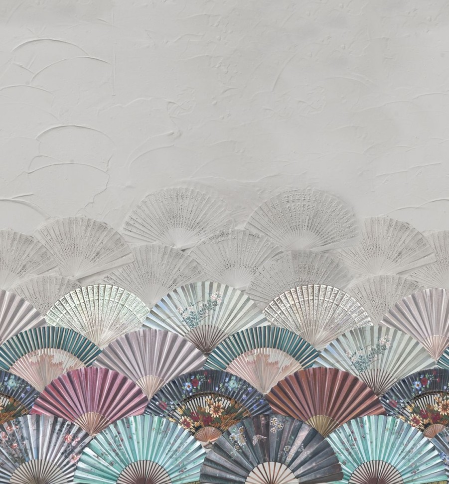 Floral Wallpapers Etoffe | Rhapsody In Japan Wall Covering - Wall&Deco