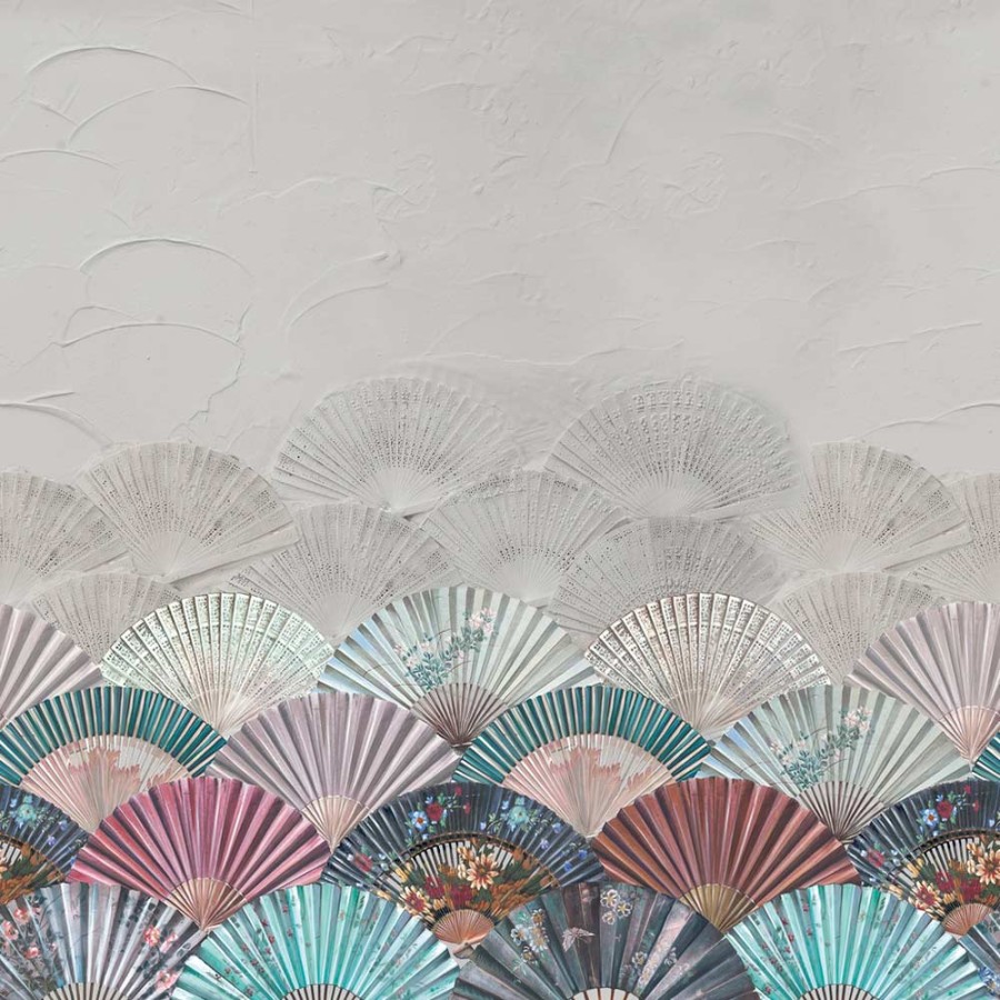 Floral Wallpapers Etoffe | Rhapsody In Japan Wall Covering - Wall&Deco