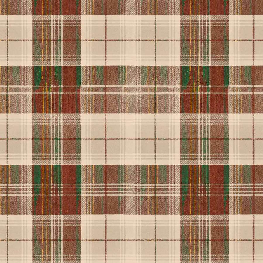 Checked Wallpapers Etoffe | Countryside Plaid Wallpaper - Mindthegap