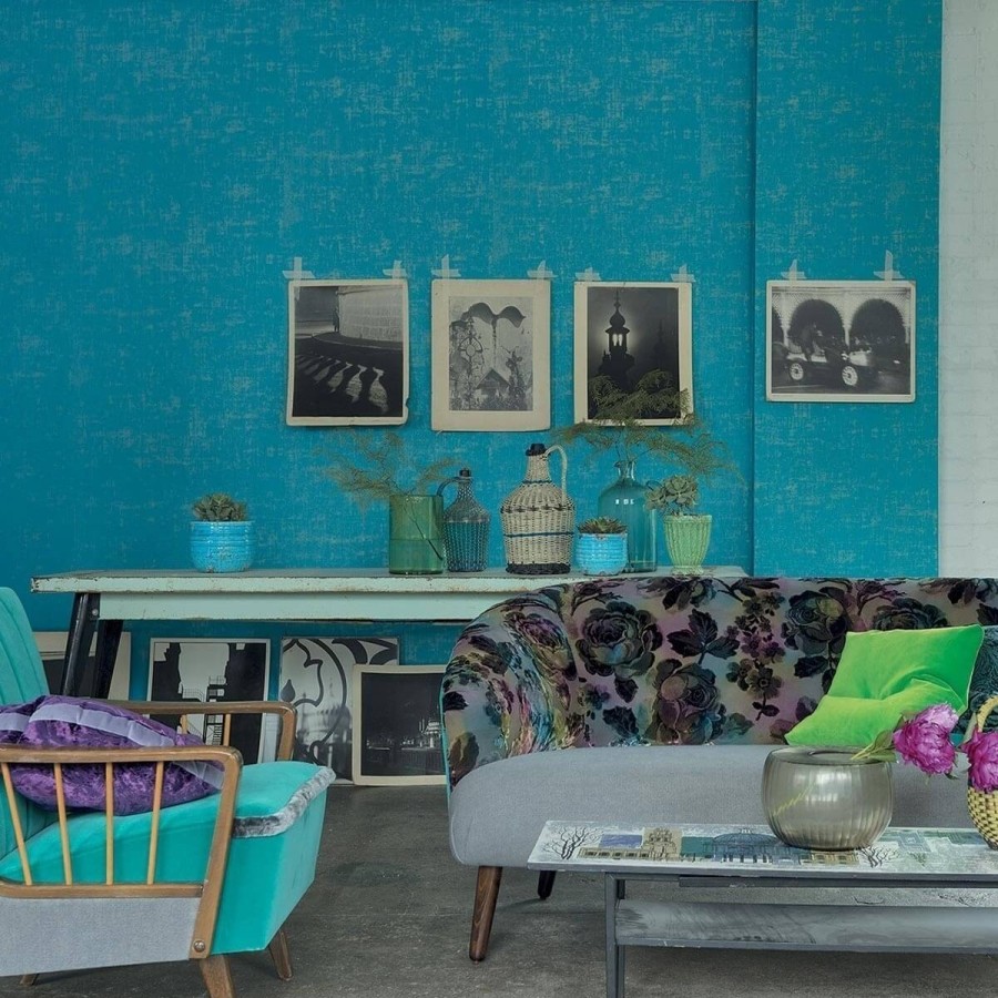 Semi-Plain Wallpapers Etoffe | Seta Wallpaper - Designers Guild