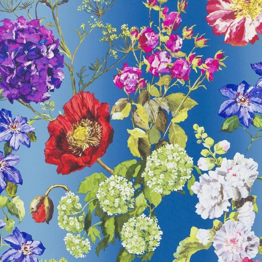 Floral Wallpapers Etoffe | Alexandria Wallpaper - Designers Guild