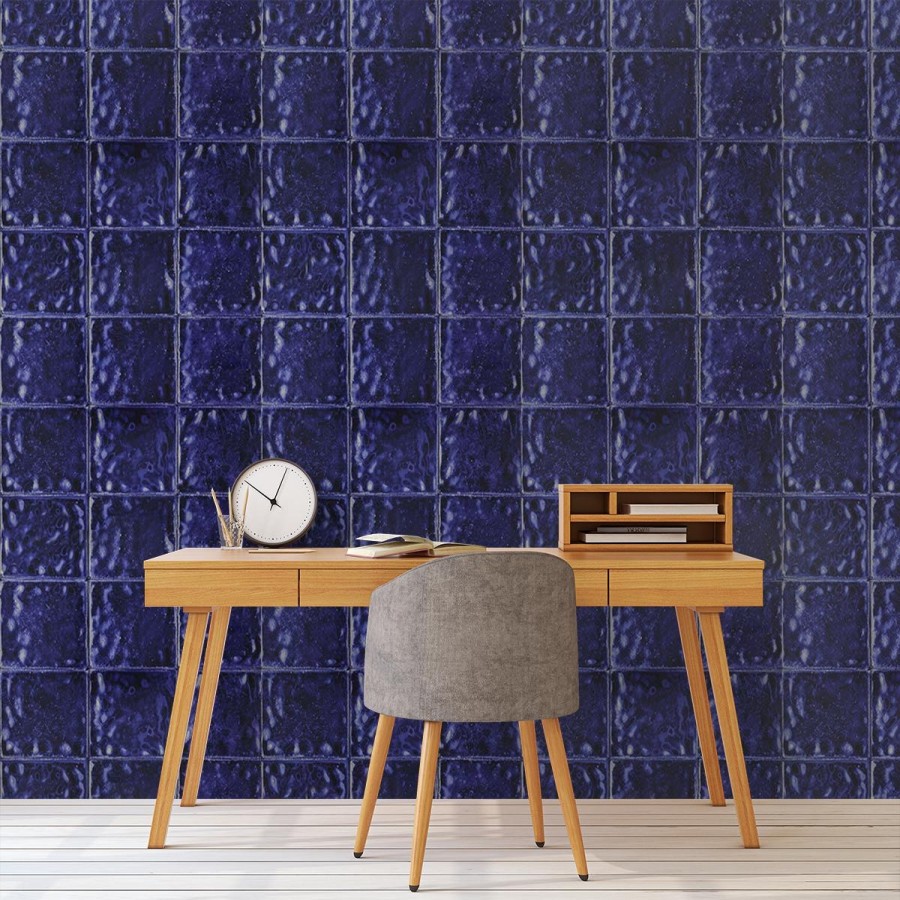 Checked Wallpapers Etoffe | Aquarelle Wall Wall Covering - Designers Guild