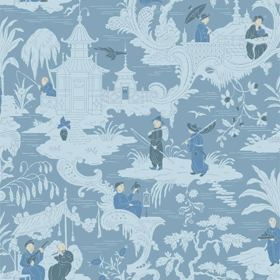 Fantasy Wallpapers Etoffe | Chinese Toile Wallpaper - Cole And Son