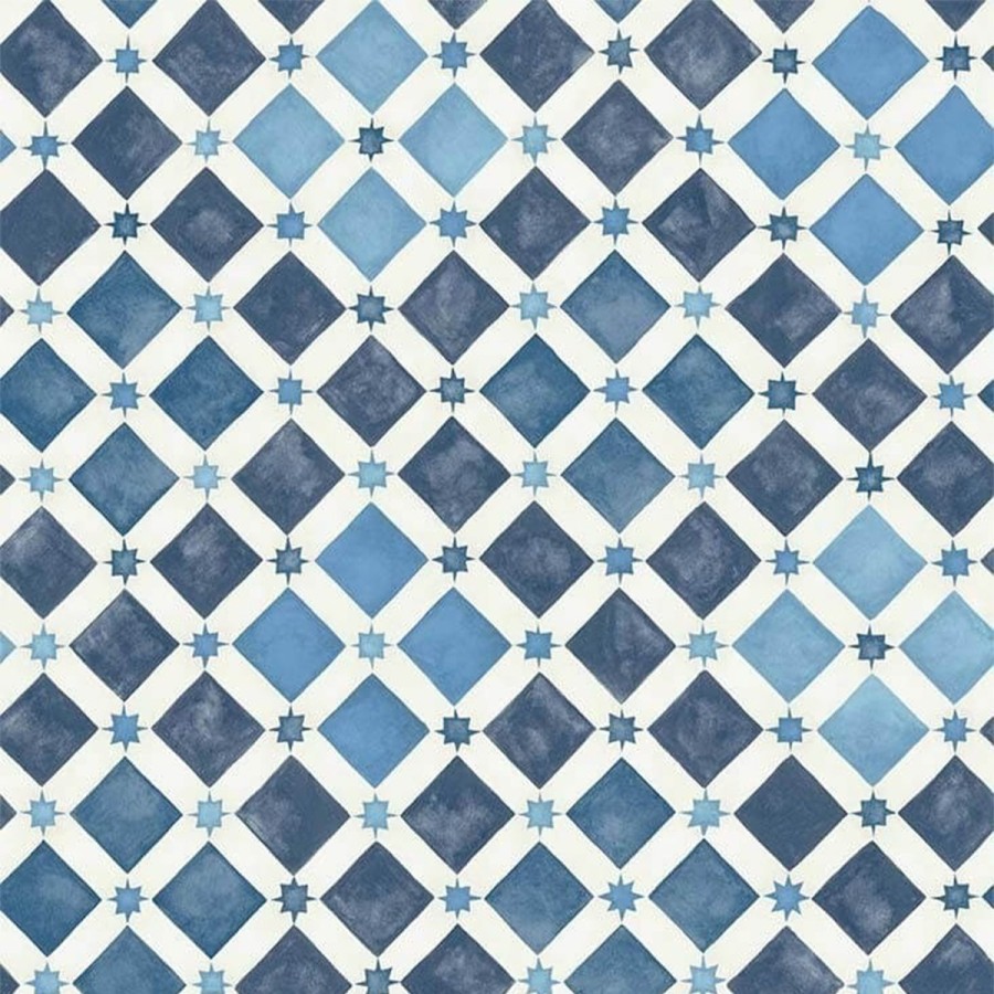 Checked Wallpapers Etoffe | Zellige Wallpaper - Cole And Son