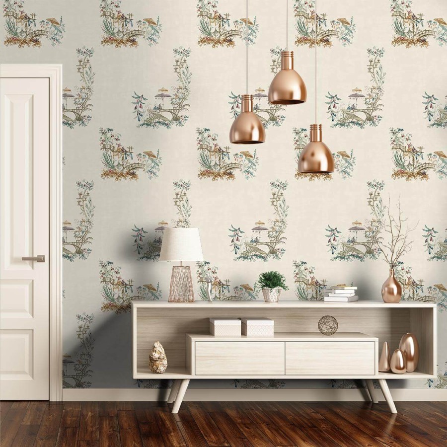 Fantasy Wallpapers Etoffe | Chinoiserie Panel - Mindthegap