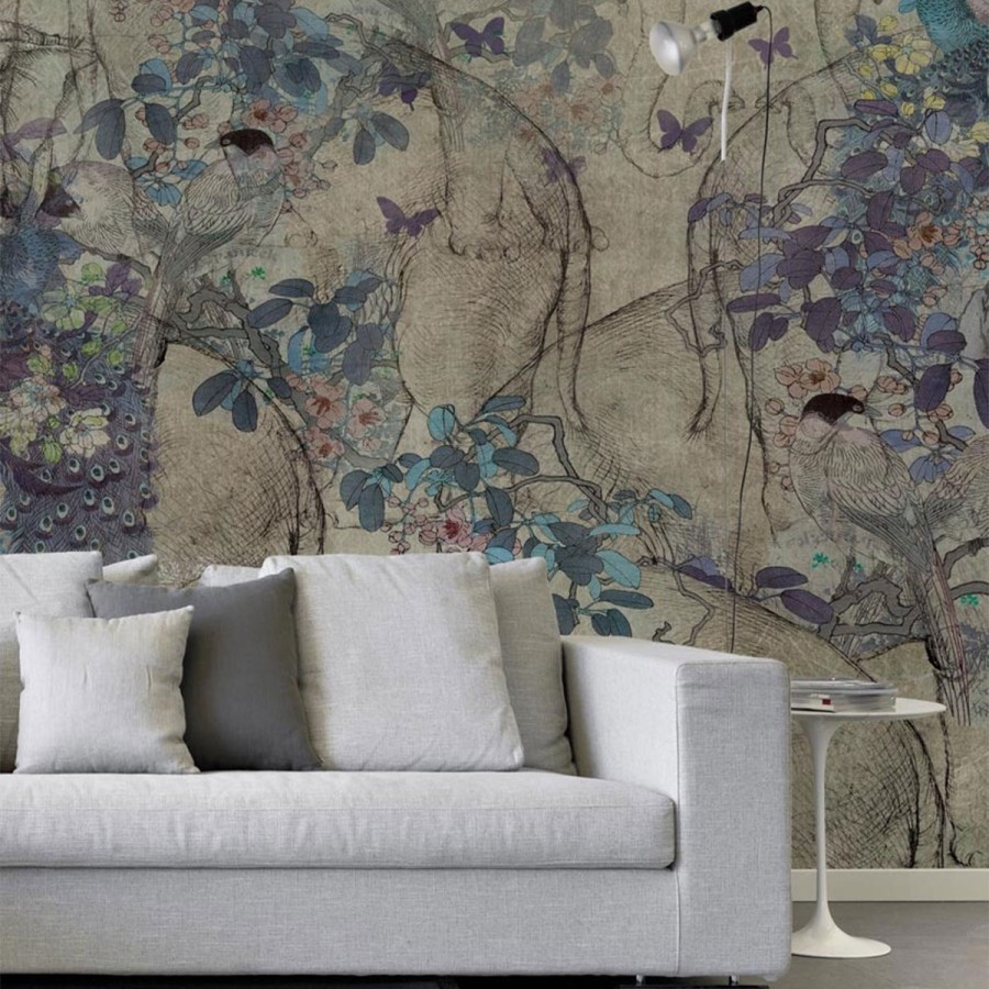 Fantasy Wallpapers Etoffe | Cochin Mural Panel - Tres Tintas Barcelona